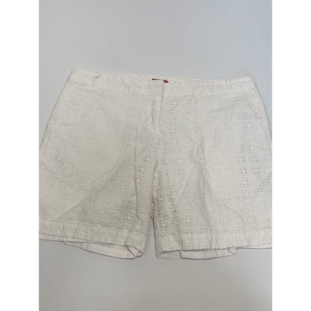 IZOD White Eyelet Lined Short